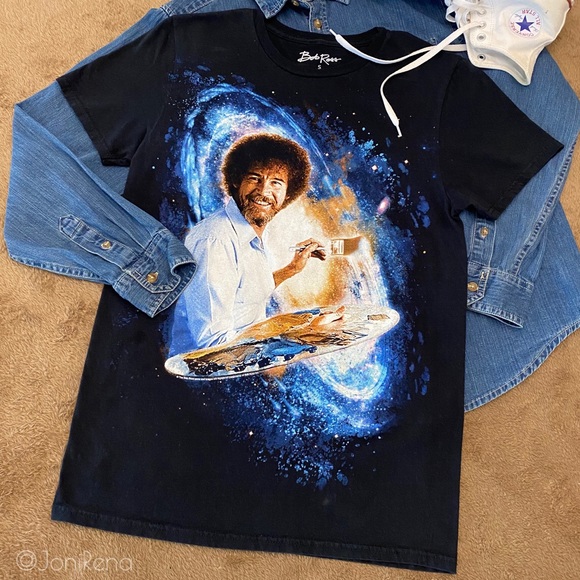 👨‍🎨🎨 BOB ROSS T-shirt!! 🤩 - Picture 2 of 6